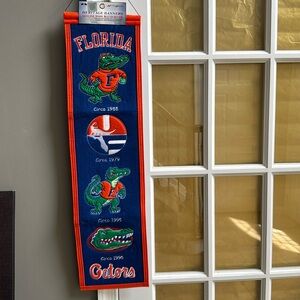 Florida Gators Heritage Banner - Blue and Orange